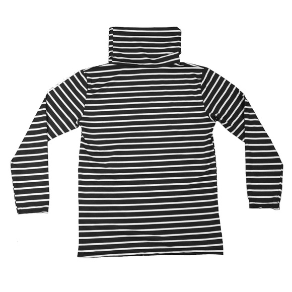 Yesstyle Long Sleeve Striped Turtleneck - Picture 1 of 2
